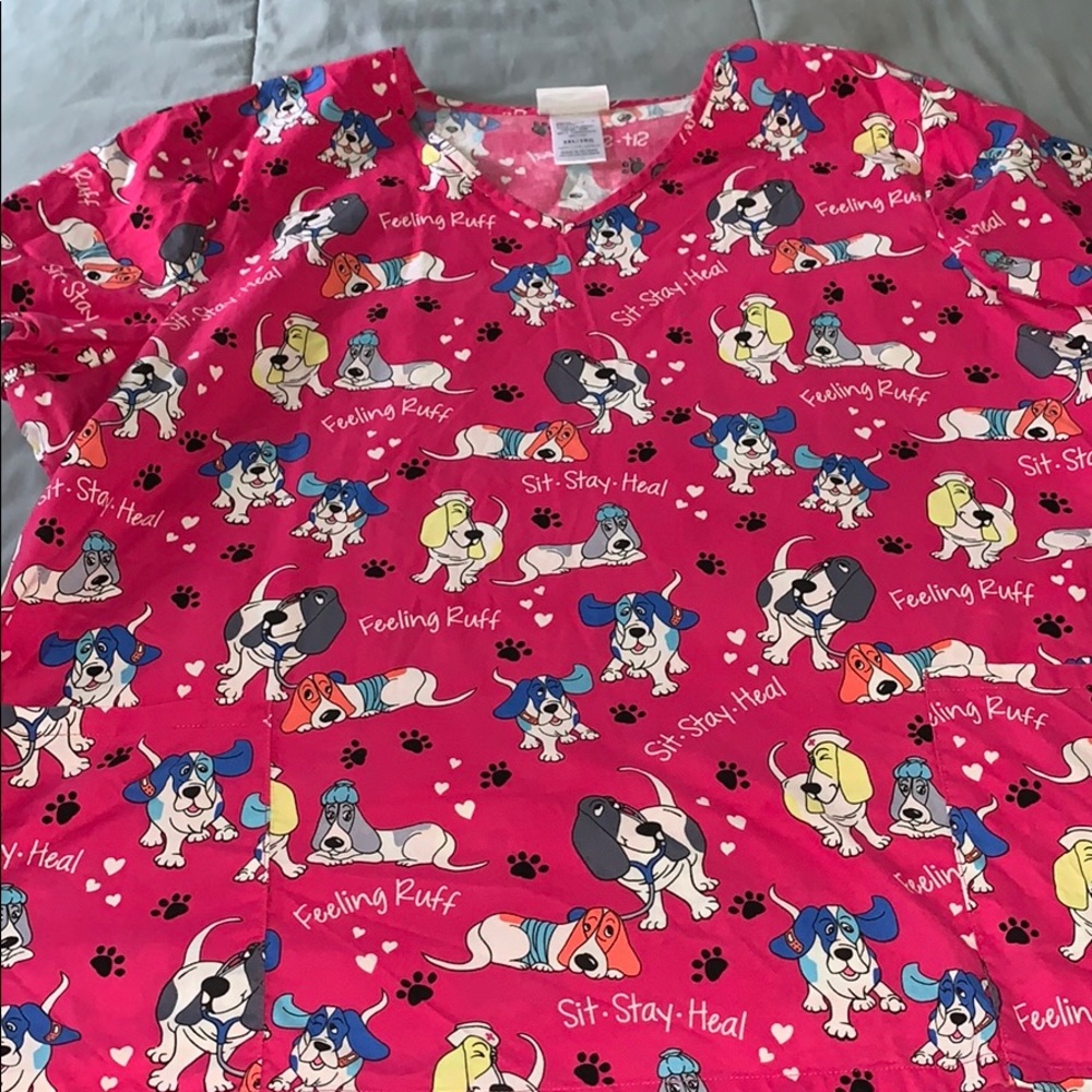 3XL scrub top